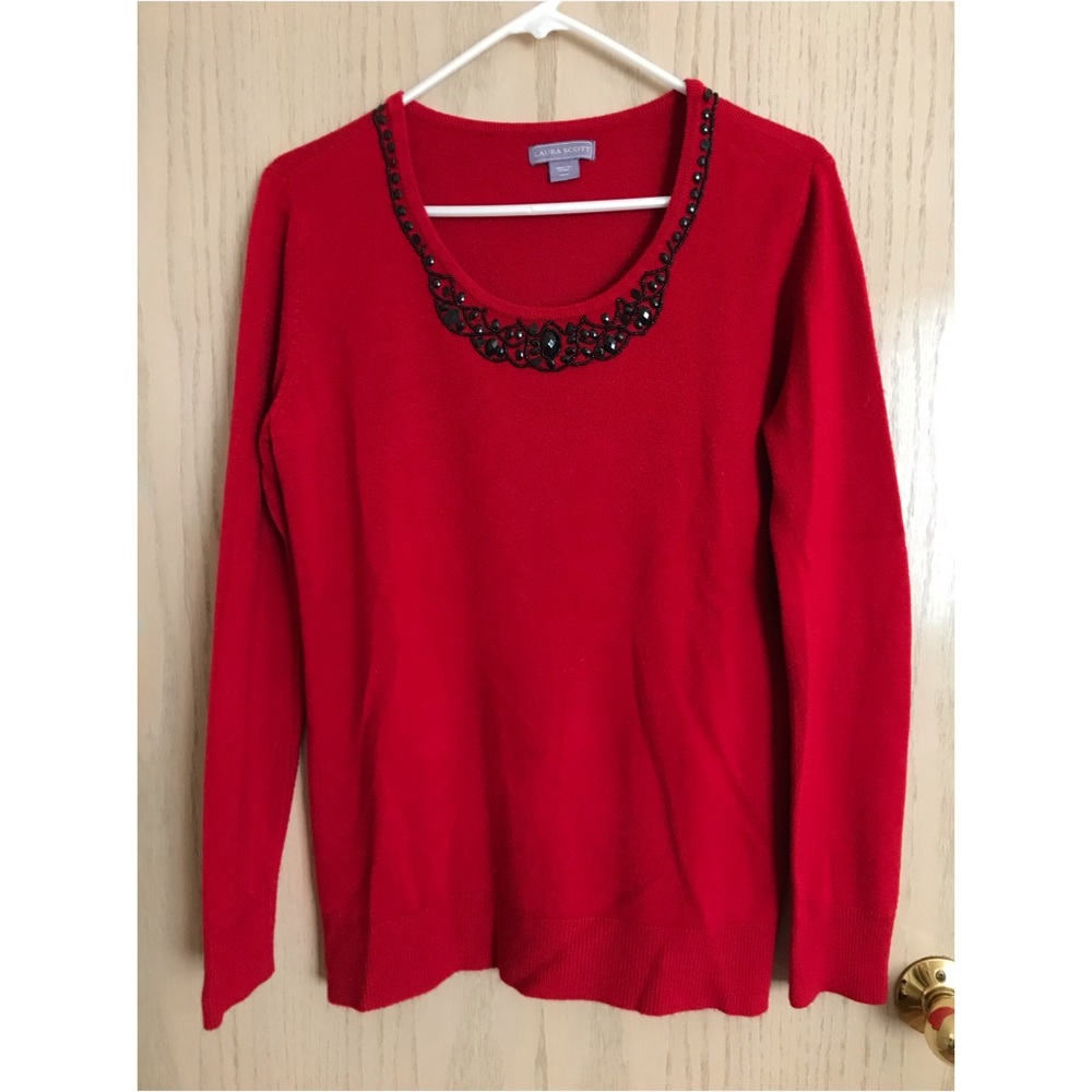 Red sweater